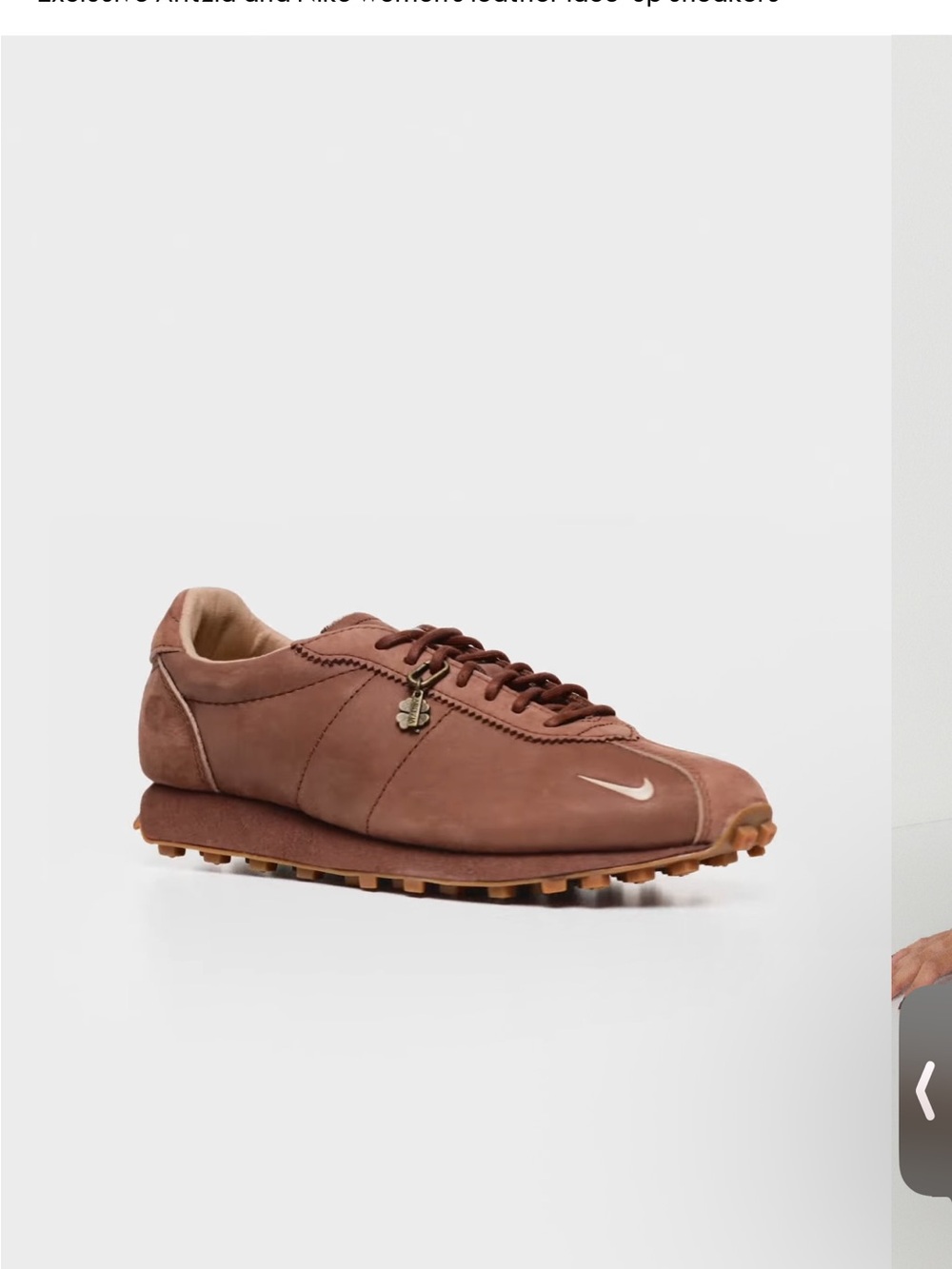 ✨ Aritzia X Nike LD- 1000 exclusive “edition A” sneakers in rich brown mocha🤎